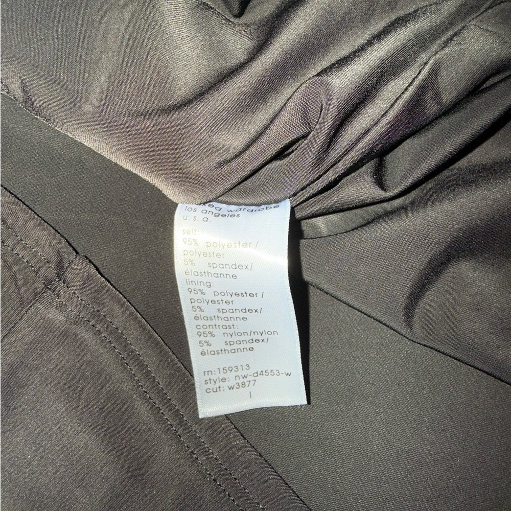 Naked Wardrobe Black HOURGLASS MESH CONTRAST DRESS Size Large - Picture 11 of 11